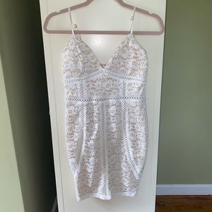 Beautiful white lace dress from Akira!